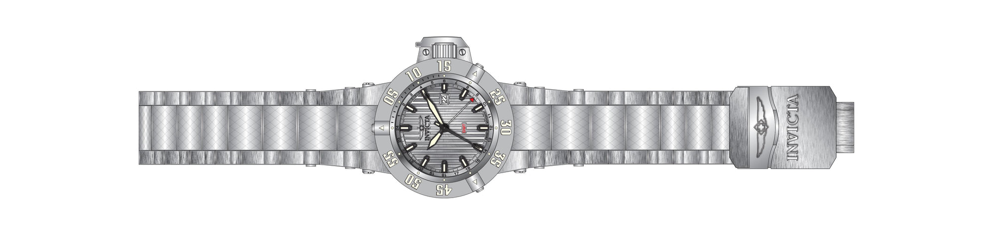 Parts for Invicta Subaqua Men 37211