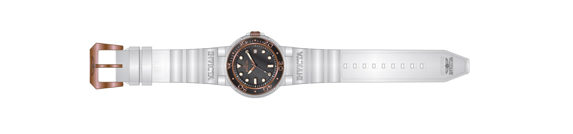 Parts for Invicta Pro Diver Lady 37306