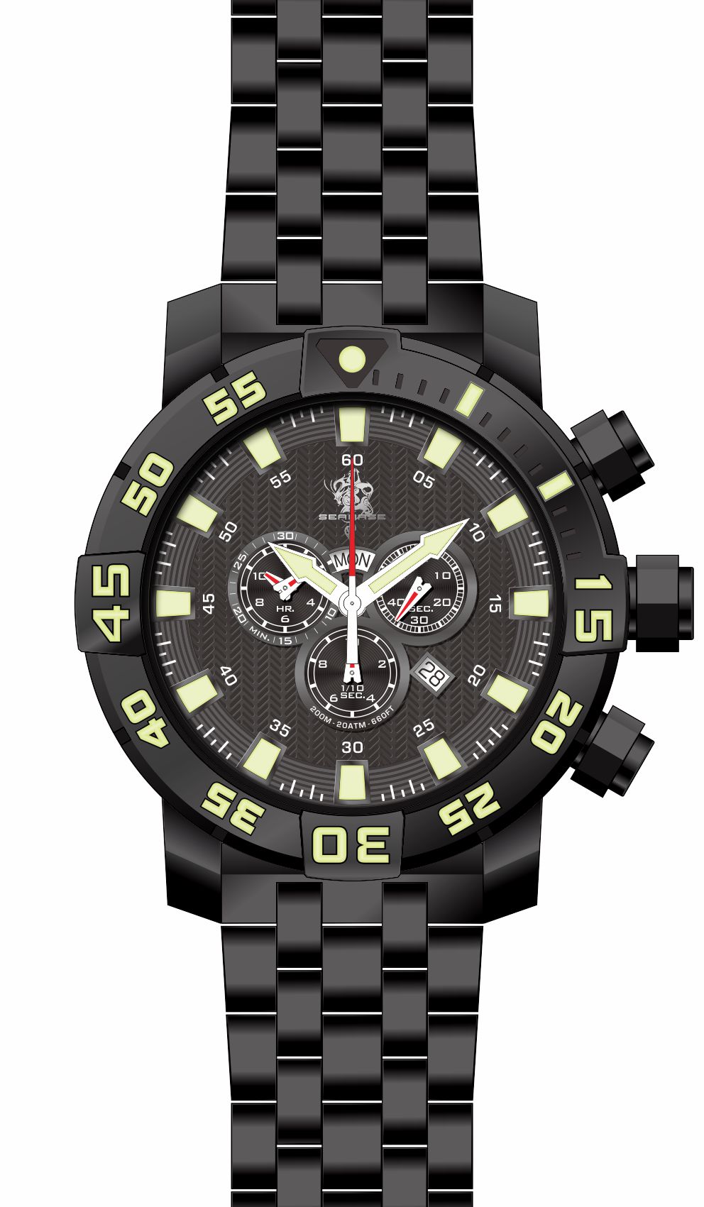 Band for Invicta Sea Base Men 38230