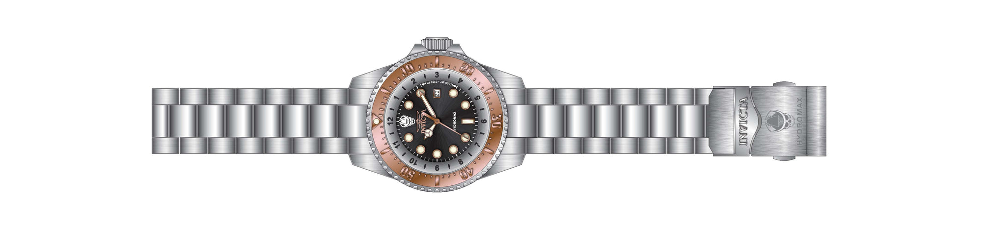 Band for Invicta Hydromax Men 38017