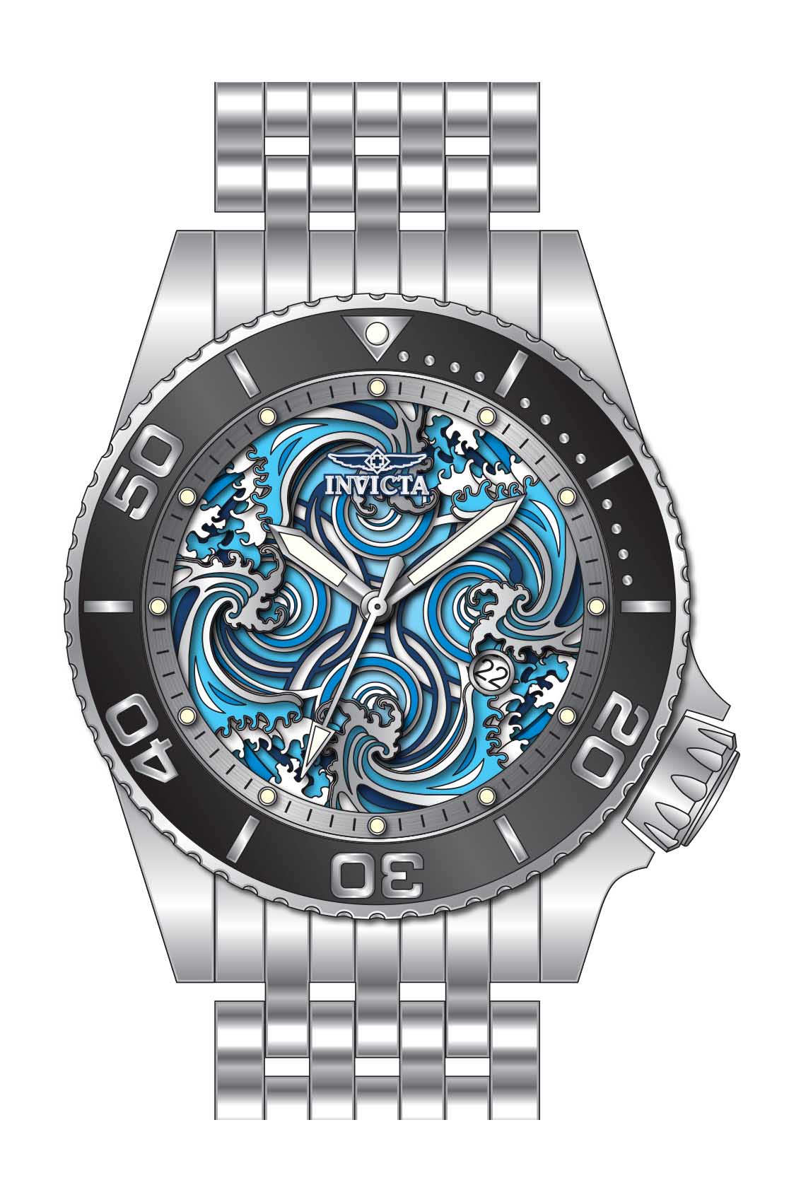 Parts for Invicta Pro Diver Atomic Men 37699