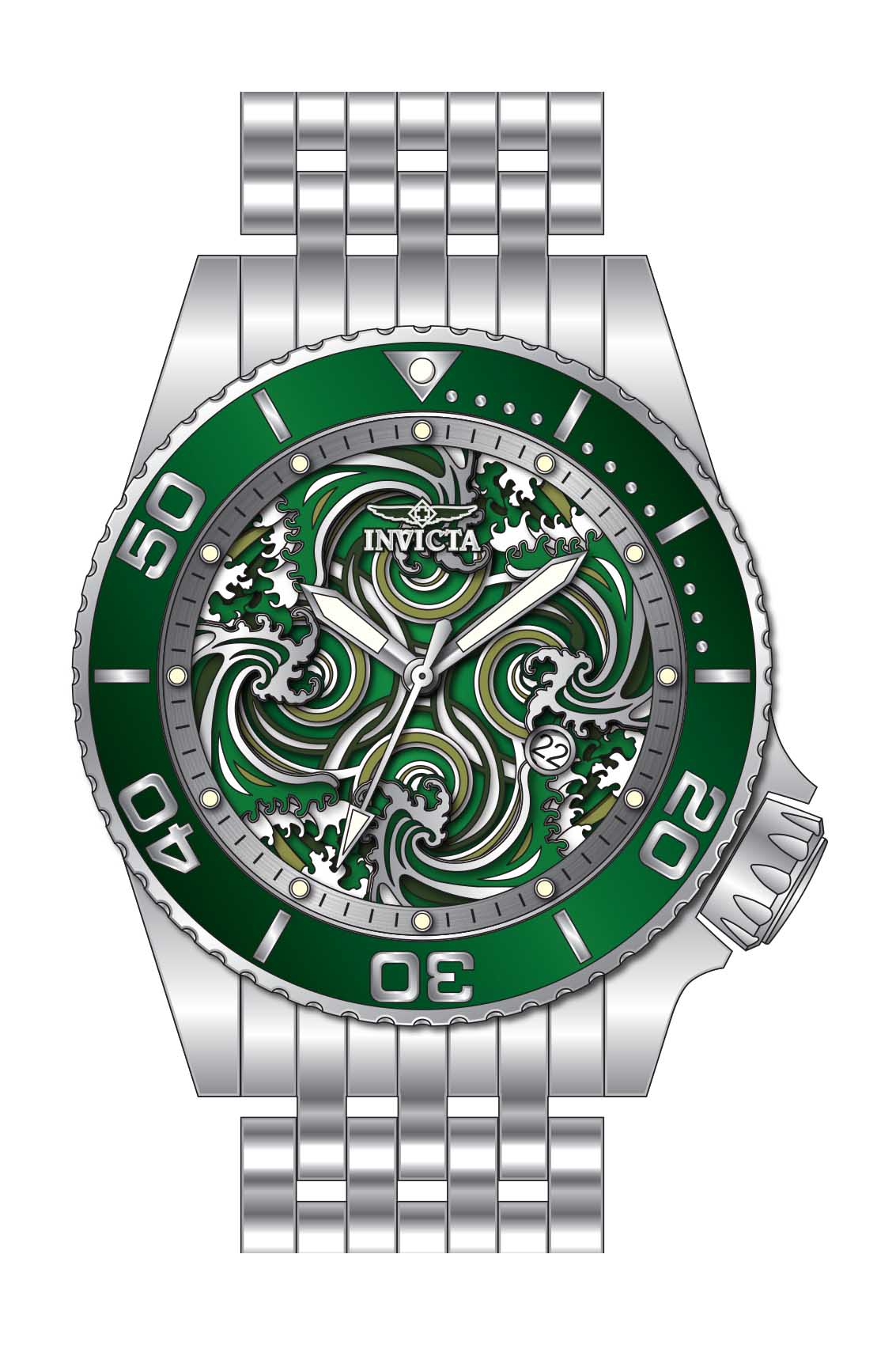 Parts for Invicta Pro Diver Atomic Men 37700