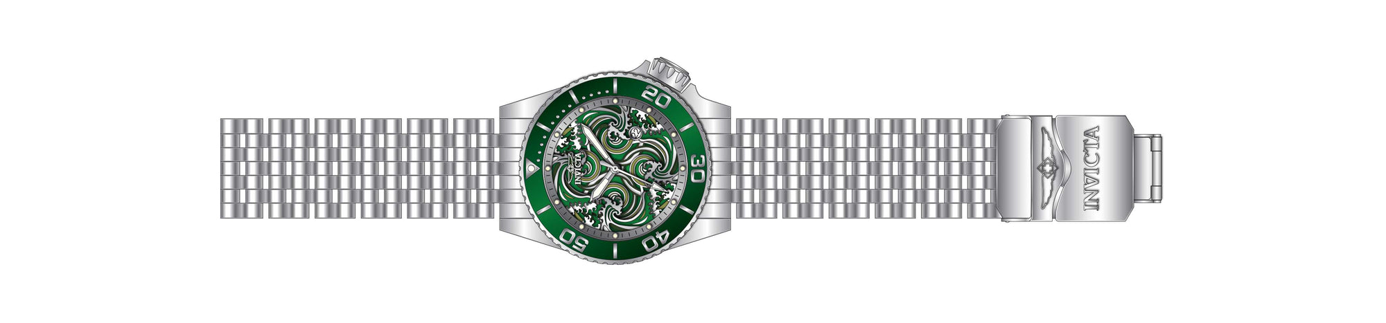 Band for Invicta Pro Diver Atomic Men 37700