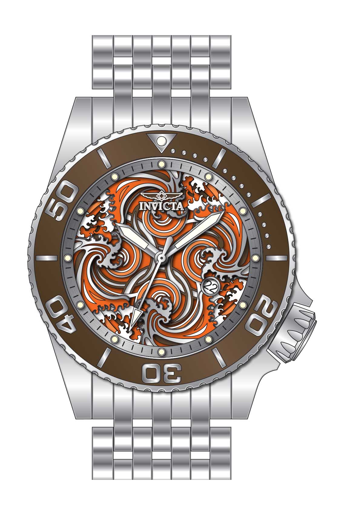 Parts for Invicta Pro Diver Atomic Men 37701