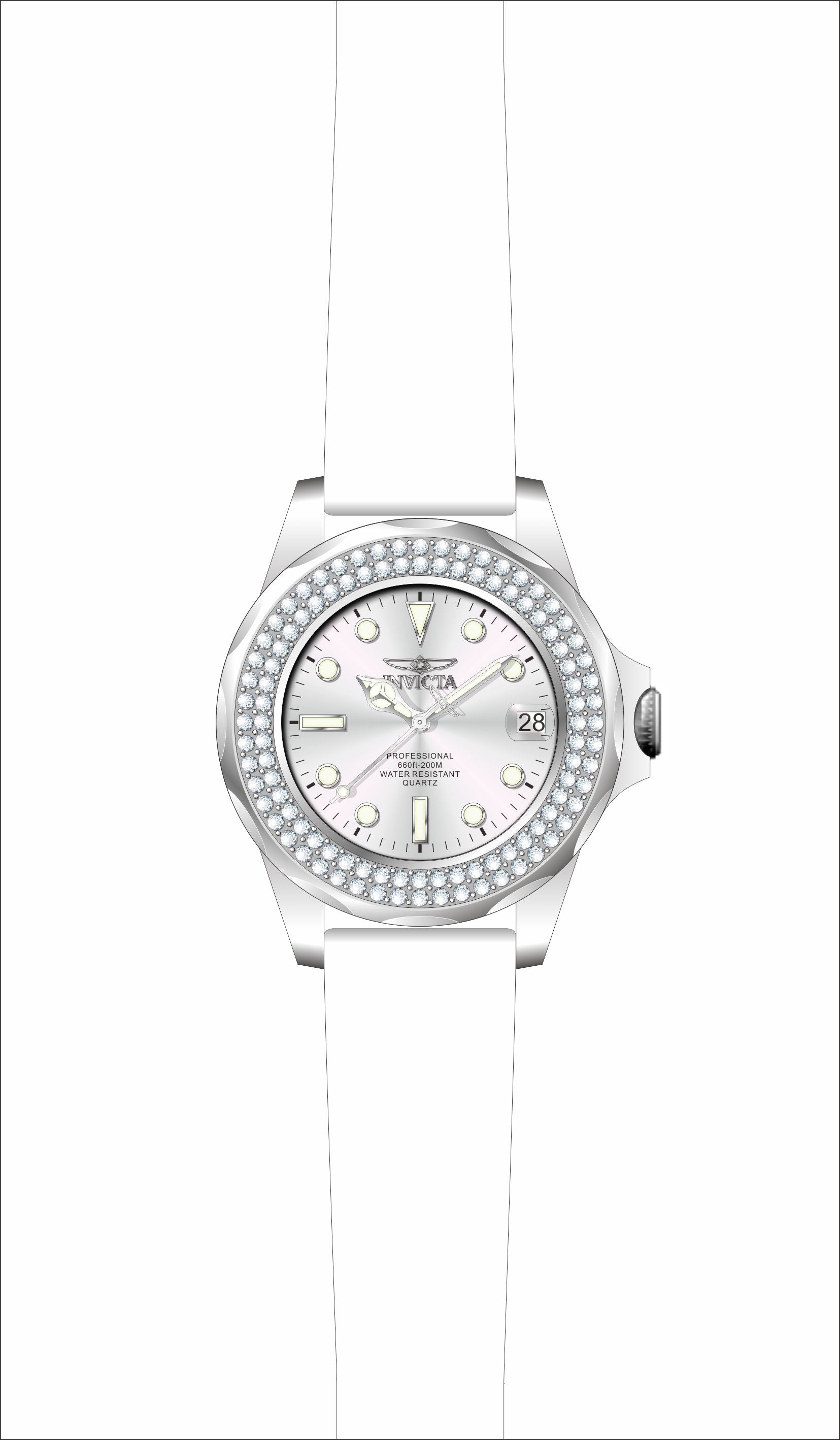 Parts for Invicta Pro Diver Lady 39332