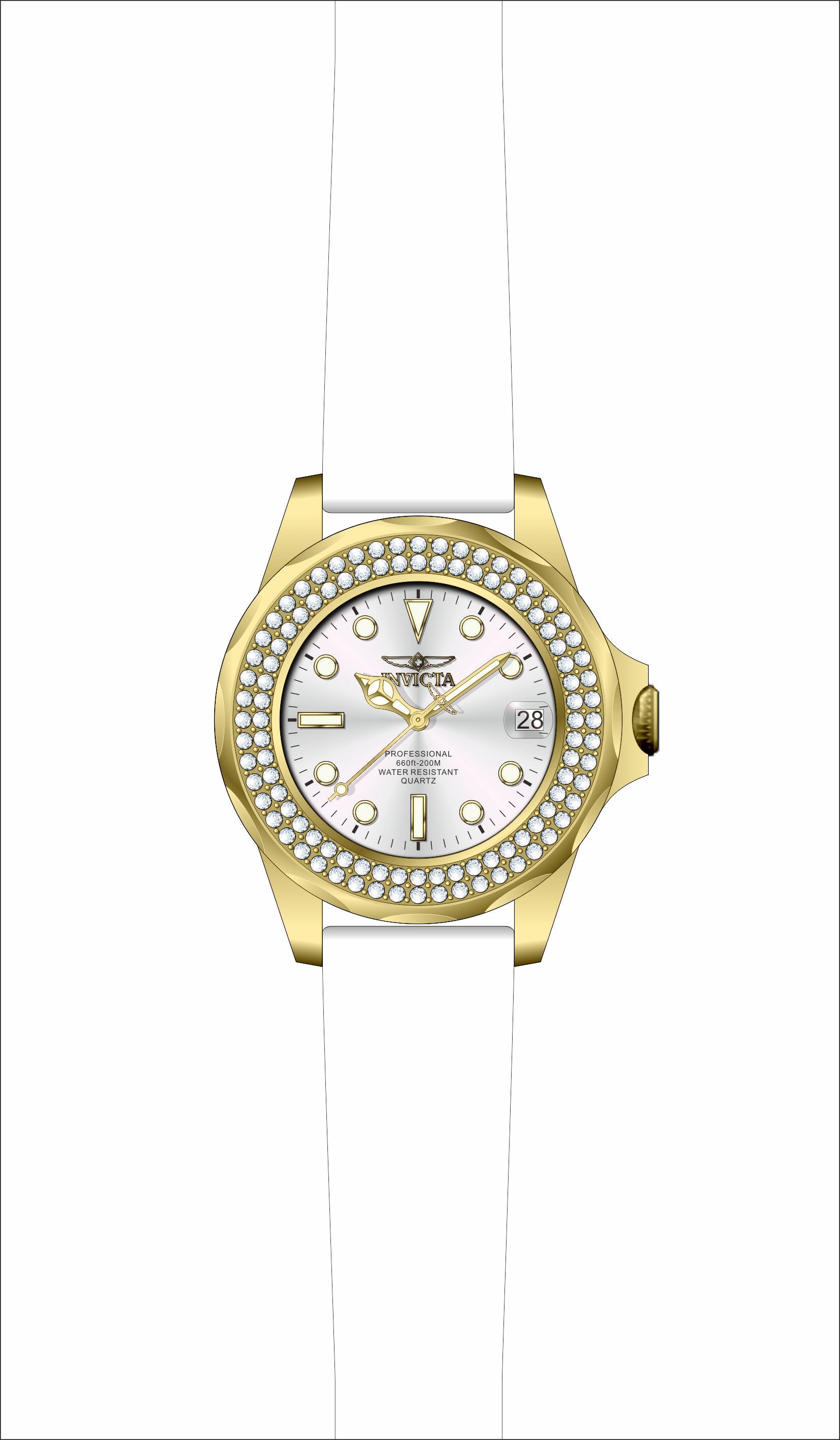 Parts for Invicta Pro Diver Lady 39334