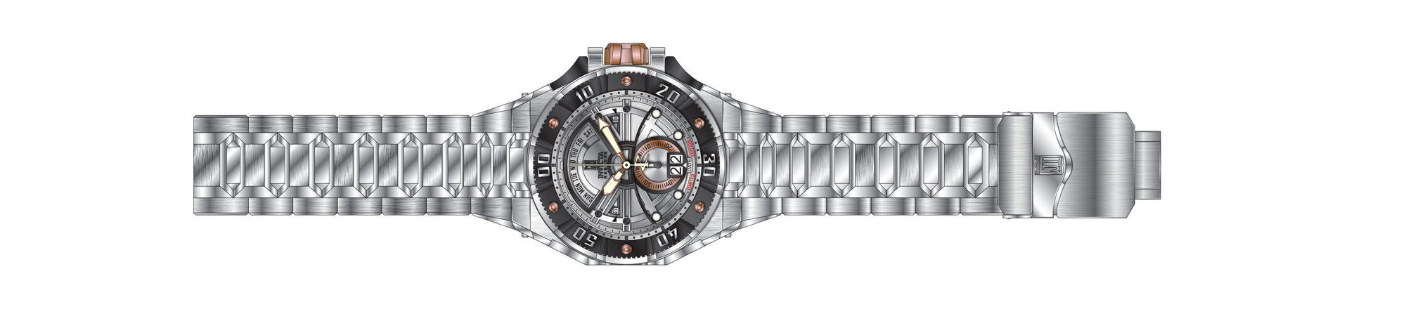 Parts for Invicta JT Men 38070