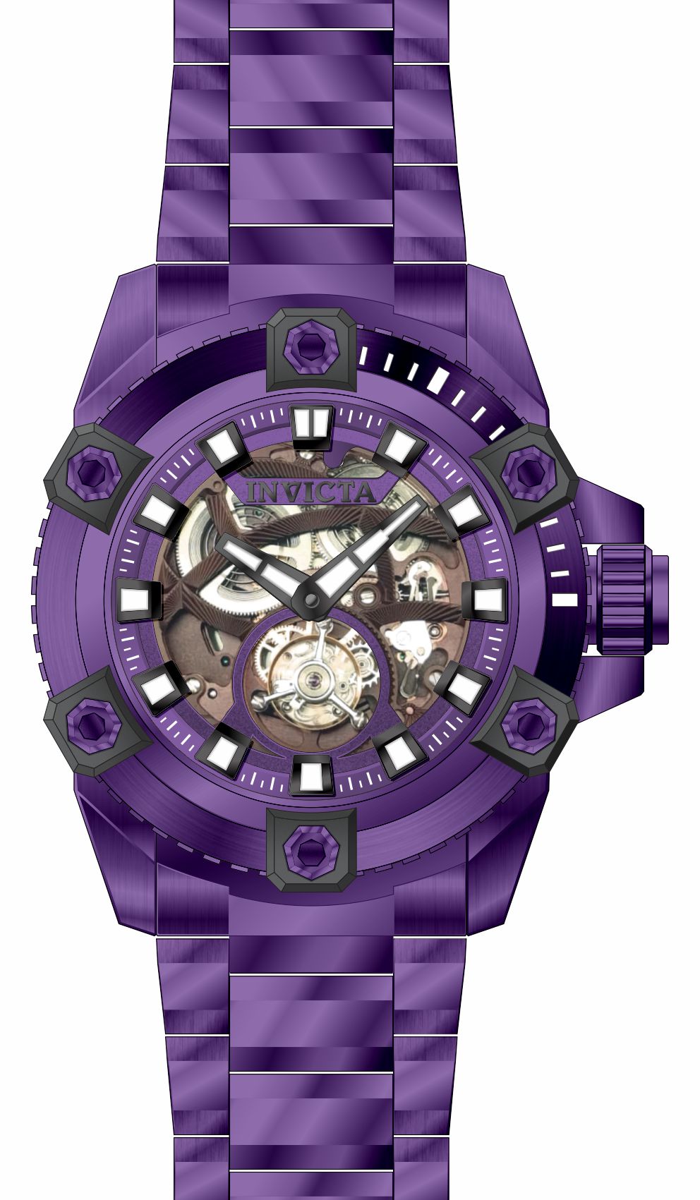 Band for Invicta Reserve Men 39468