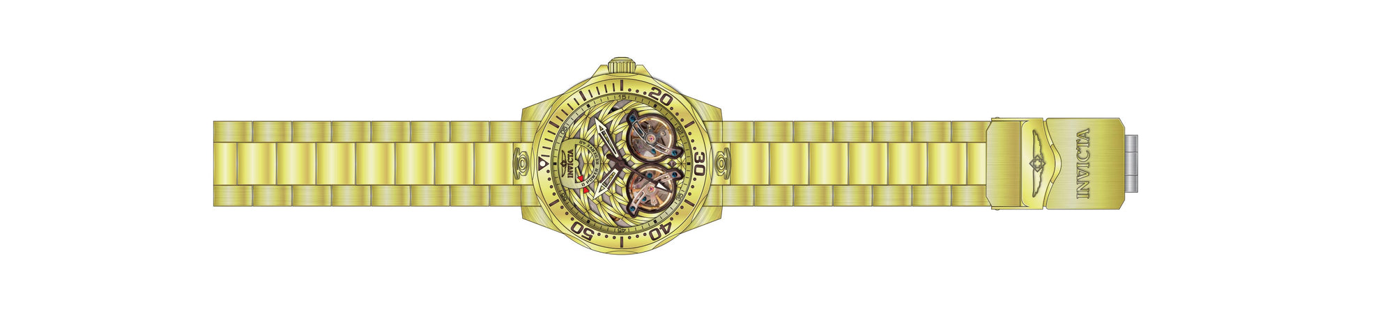 Band for Invicta Grand Diver Men 37674