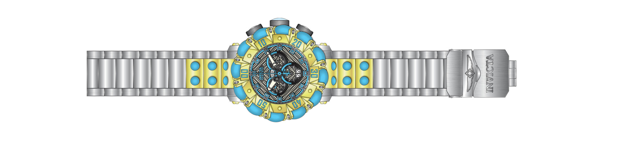 Band for Invicta Reserve Men 38495