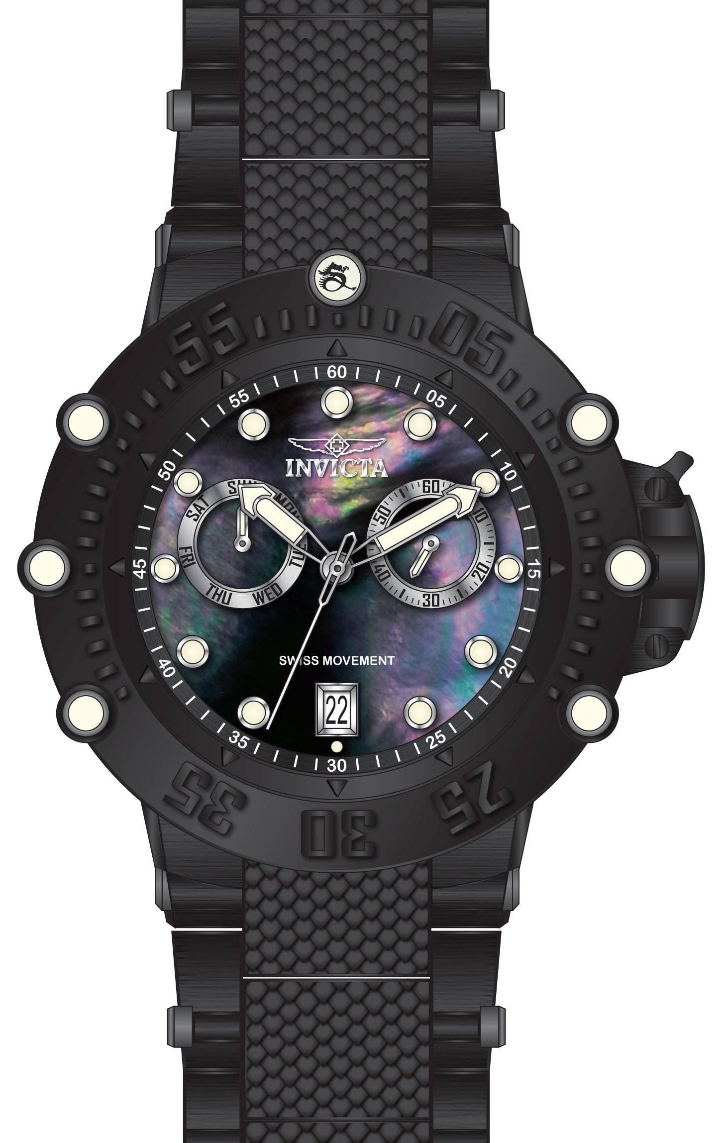 Band for Invicta Subaqua Men 40072
