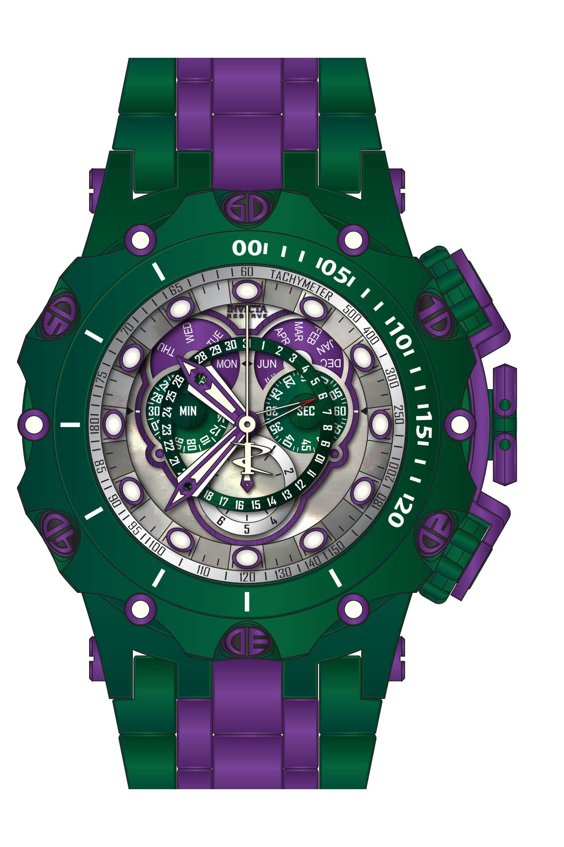 Band for Invicta Reserve Venom Men 37665