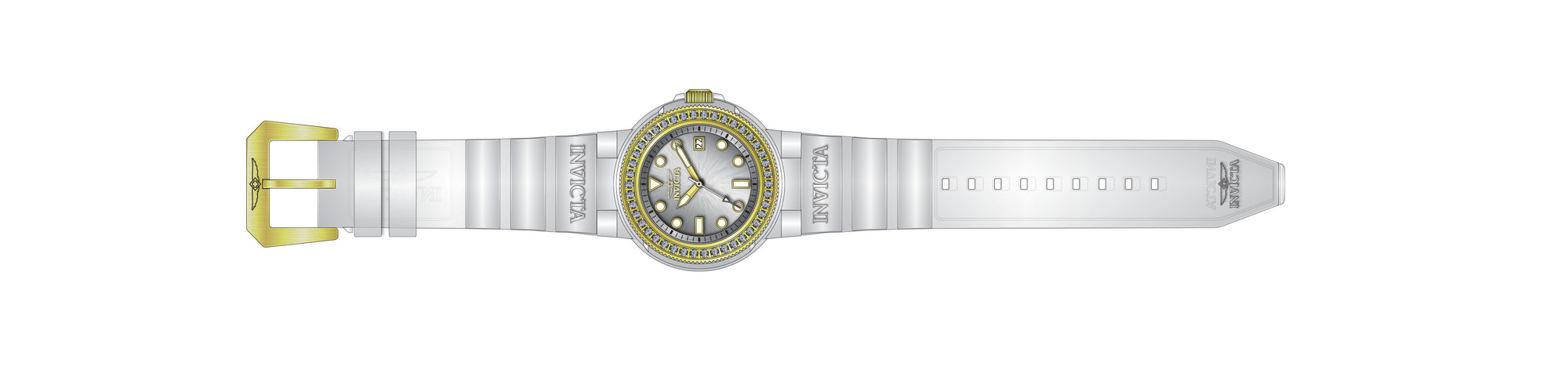 Parts for Invicta Pro Diver Lady 39493