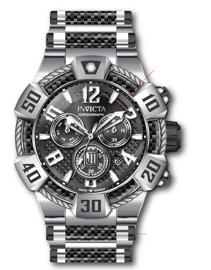 Parts for Invicta JT Men 40422