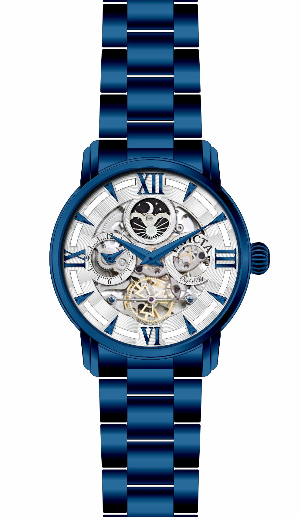 Band for Invicta Objet D Art Men 40988