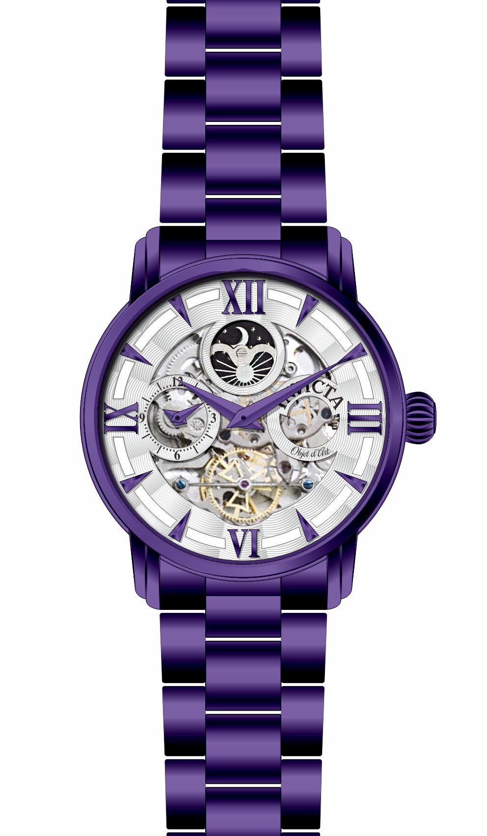 Band for Invicta Objet D Art Men 40989