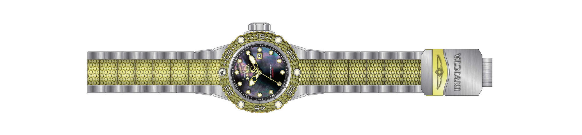 Parts for Invicta Subaqua Men 40066