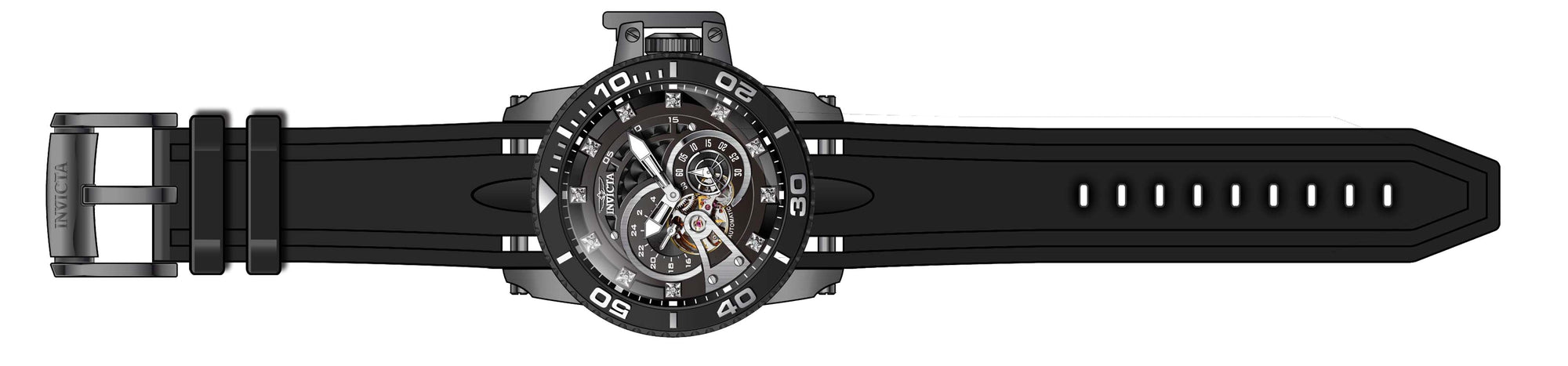 Parts for Invicta Pro Diver SCUBA Men 36117