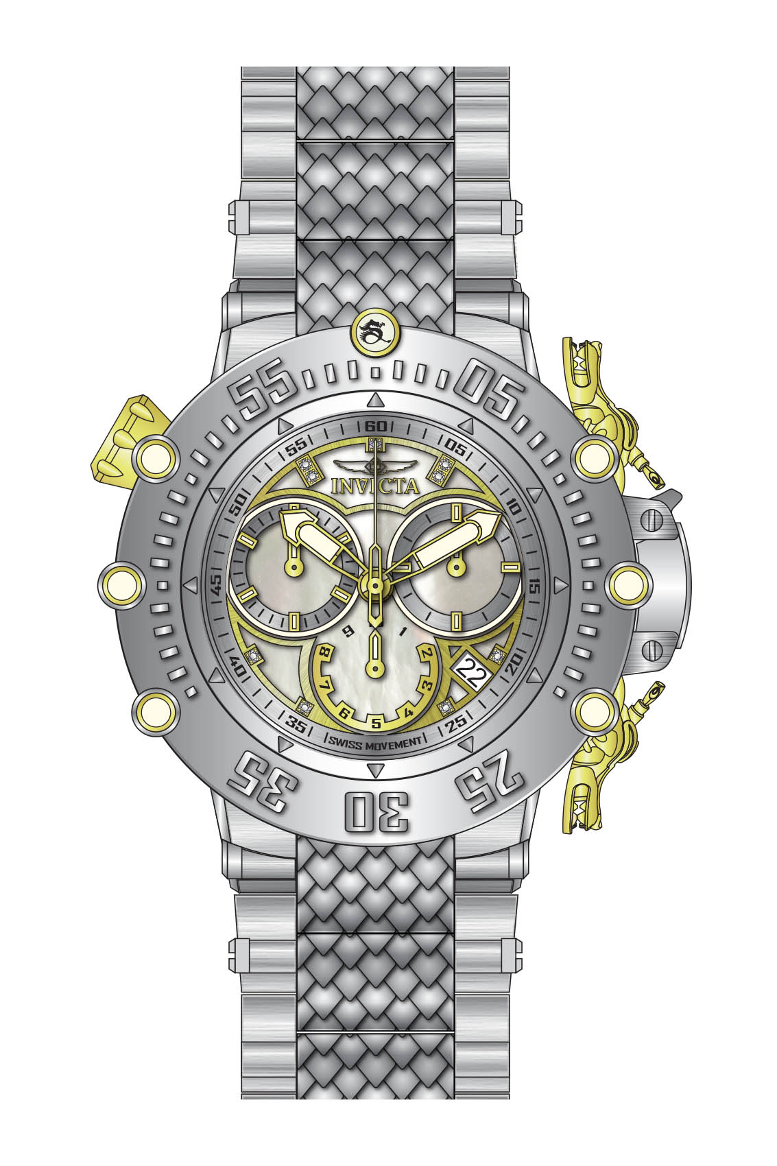 Parts for Invicta Subaqua Lady None 37696