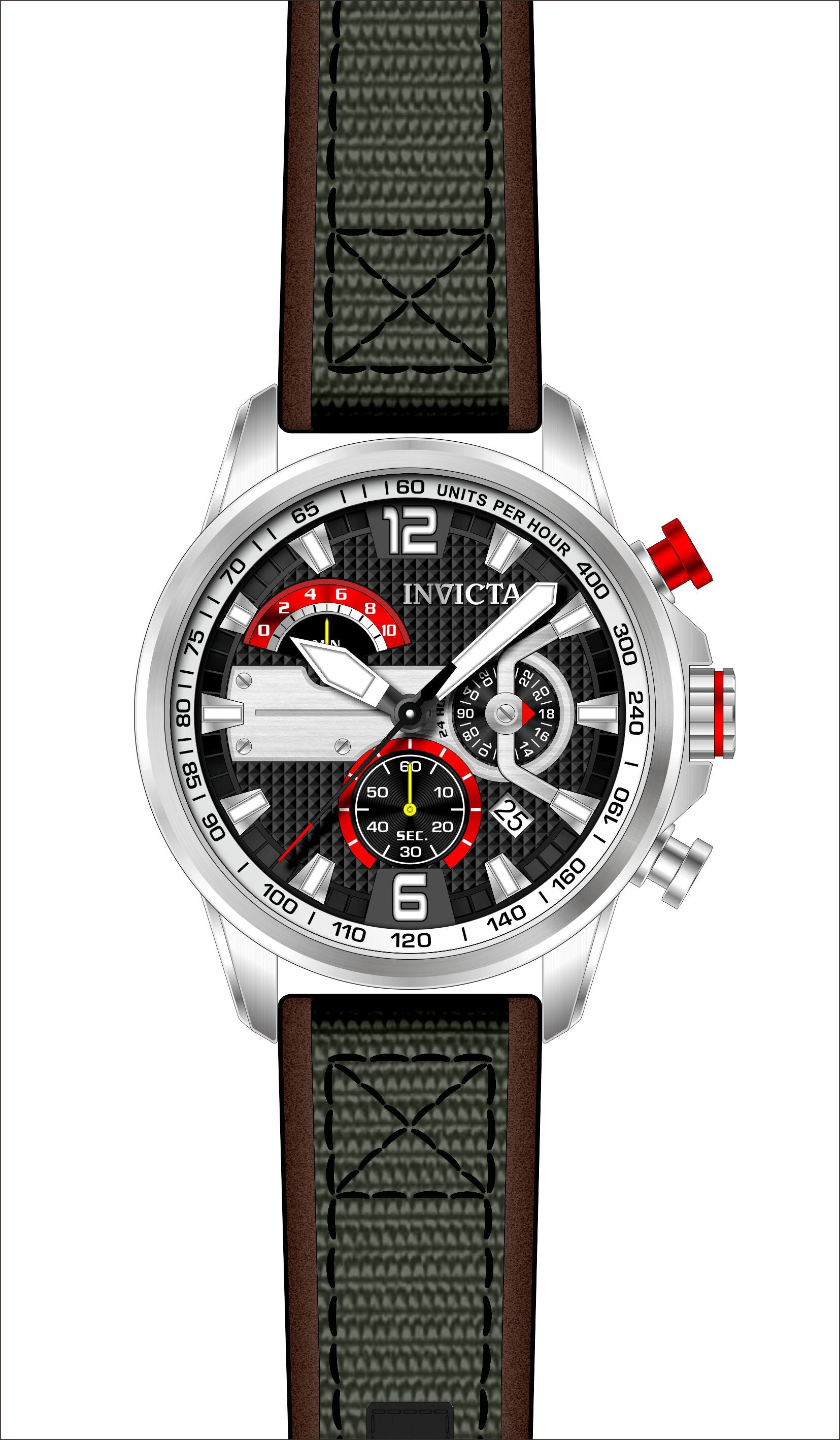 Parts for Invicta Aviator Men 41685