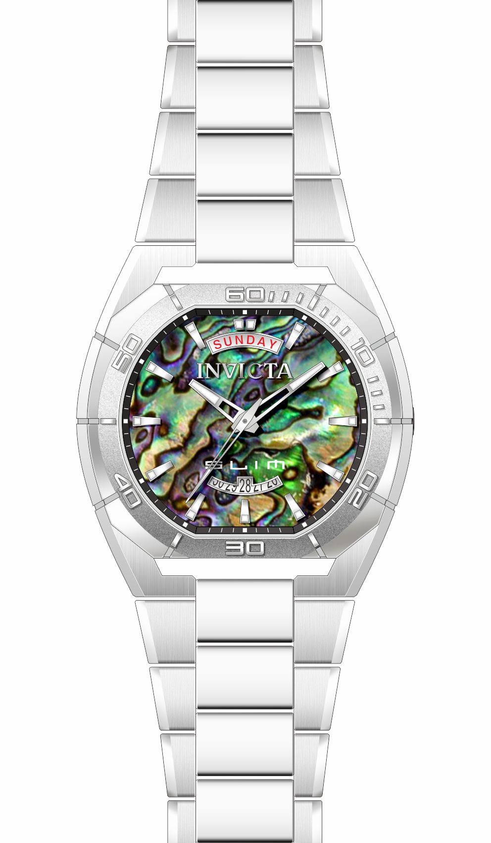 Parts for Invicta Slim Men 43080