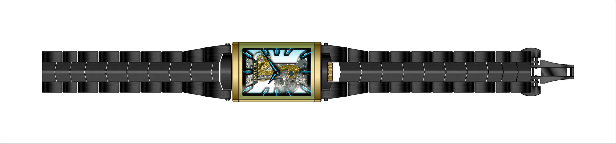 Band for Invicta Vintage Men 43093