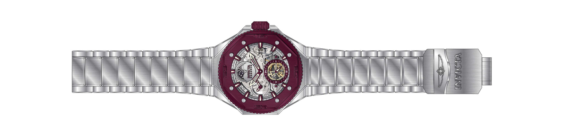 Band for Invicta Reserve Pro Diver Men 40651