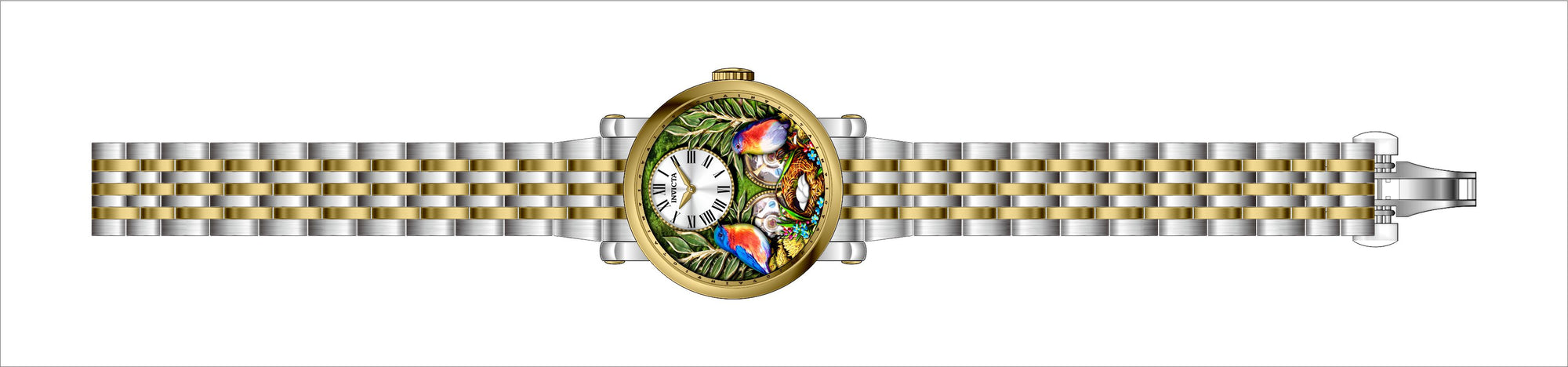 Band for Invicta Vintage Lady 43285