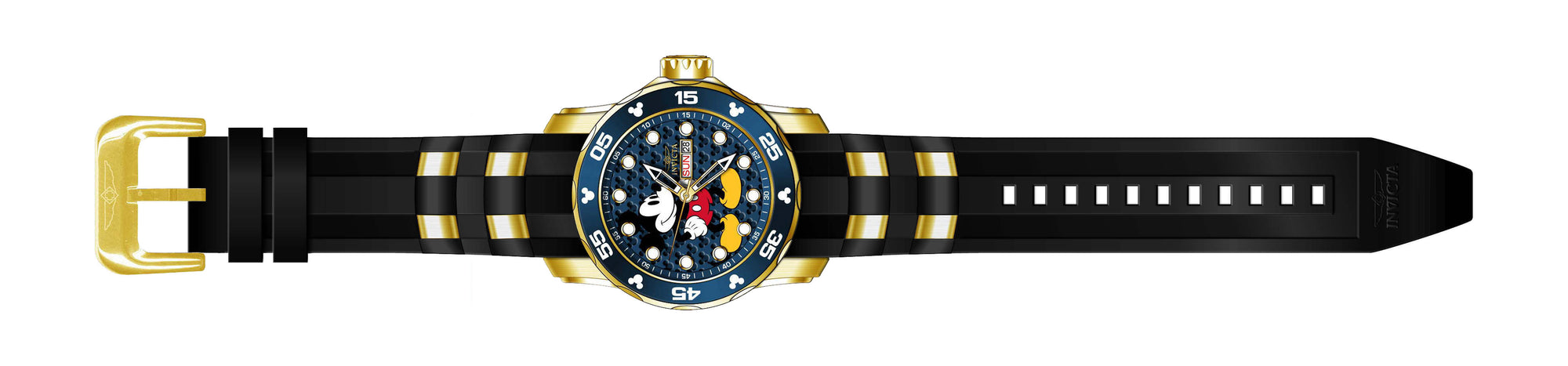 Band for Invicta Disney Limited Edition Mickey Mouse Men 40360