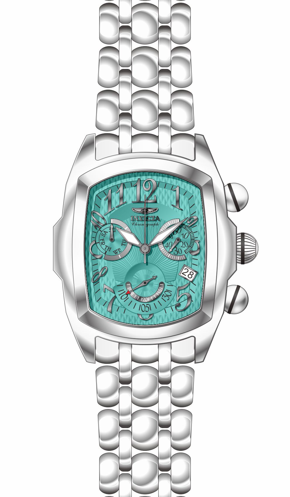 Band for Invicta Lupah Men 43401