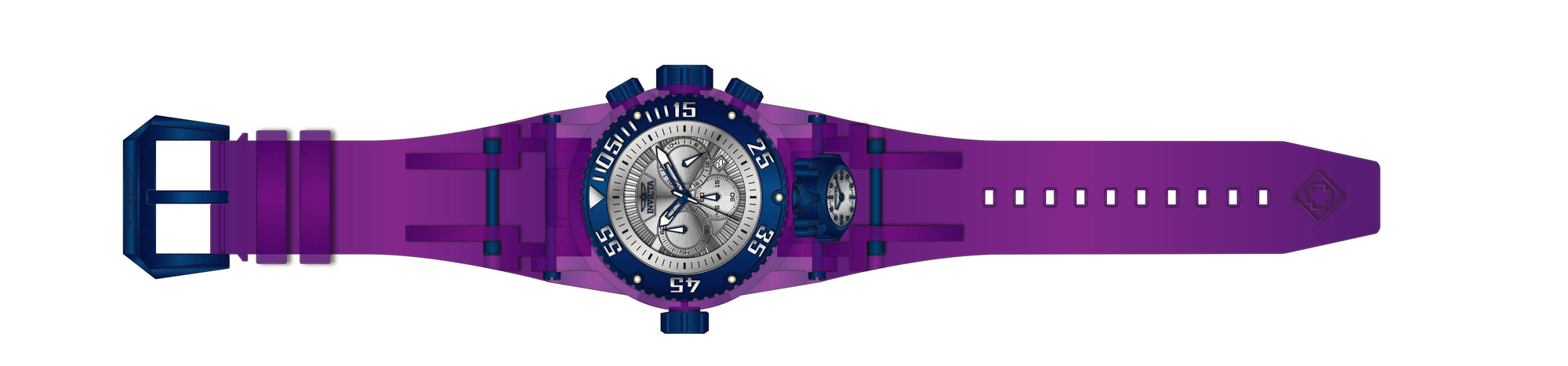Band for Invicta Bolt Bolt Zeus Magnum Men 43116