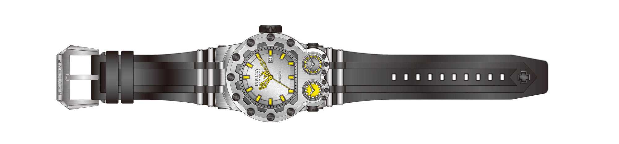Band for Invicta Reserve Magnum Tria Men 43122