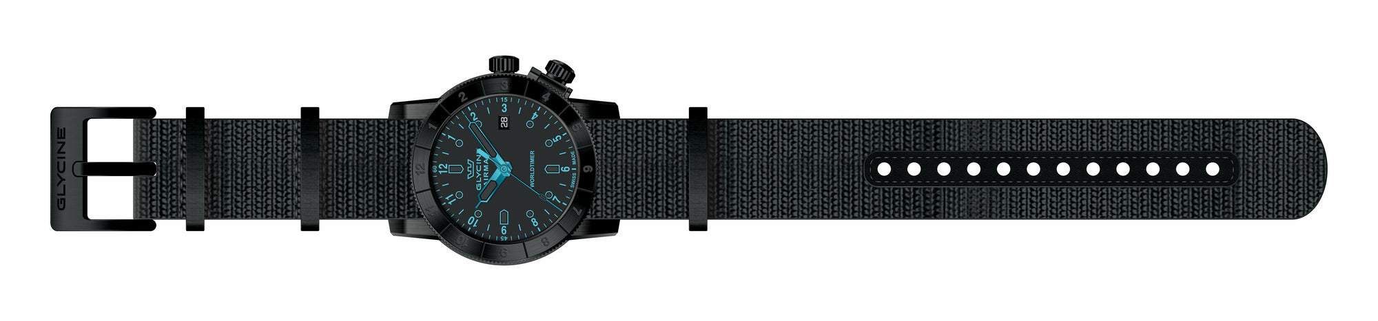 Parts for Glycine Airman 42 Dual Time Quartz GL1034