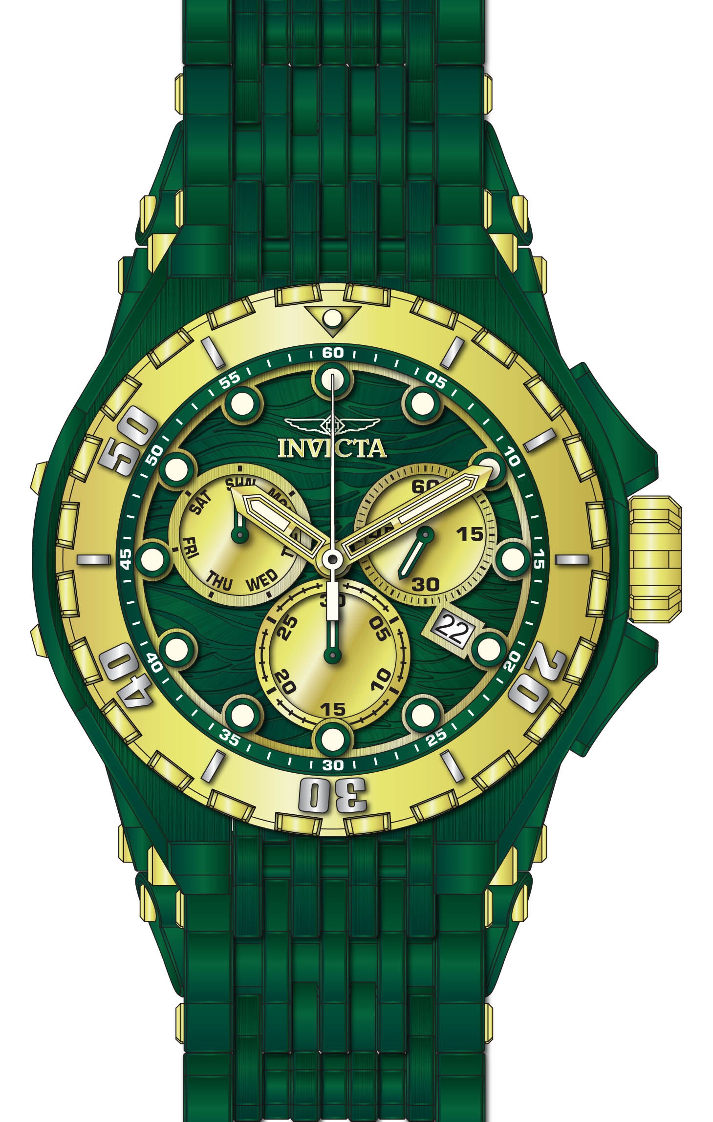 Band For Invicta Excursion  Men 44519