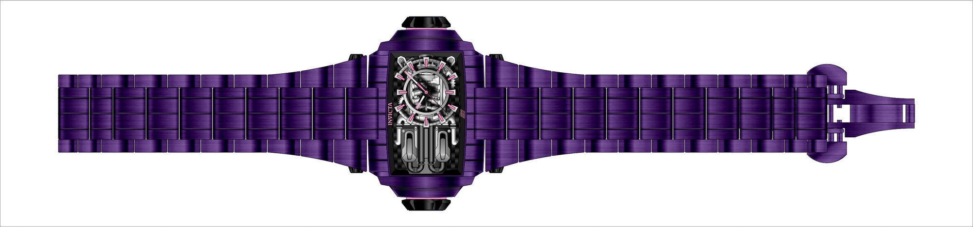 Band For Invicta S1 Rally  Men 44804