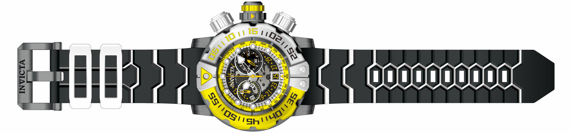 Band For Invicta Sea Hunter  Men 44849