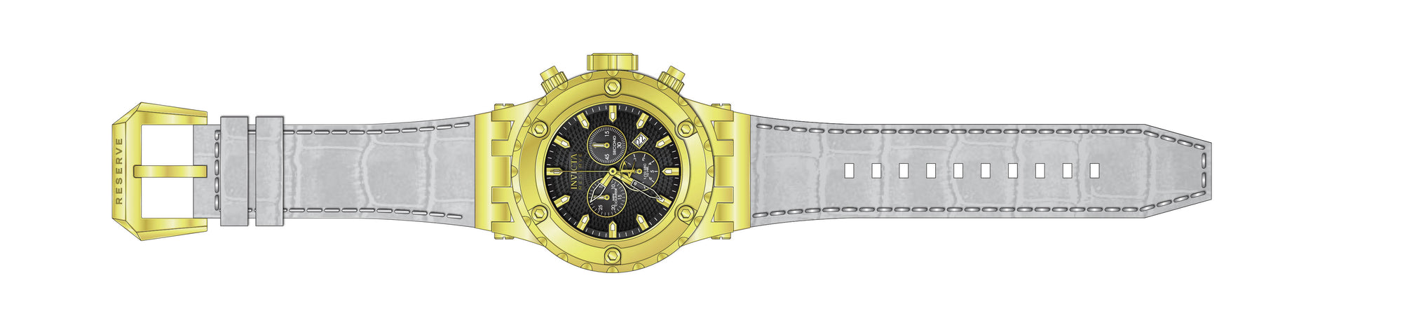 Band For Invicta Subaqua  Men 44738