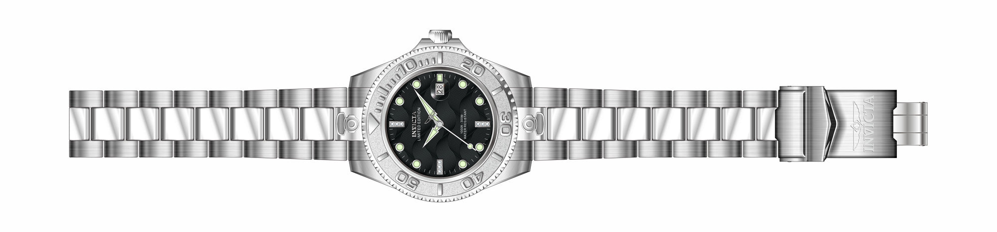 Band For Invicta Pro Diver  Men 45348