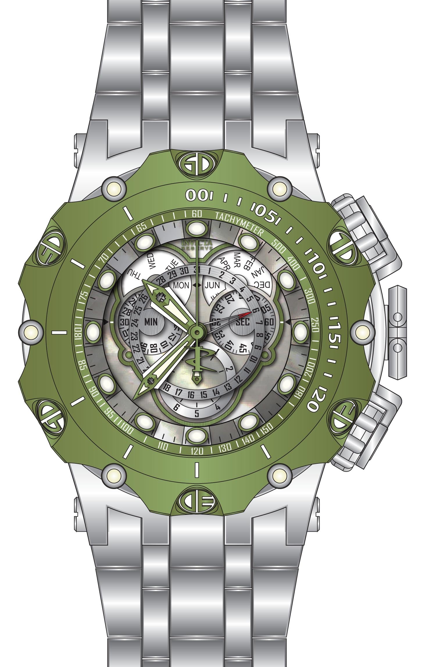 Band For Invicta Reserve  Men 45612