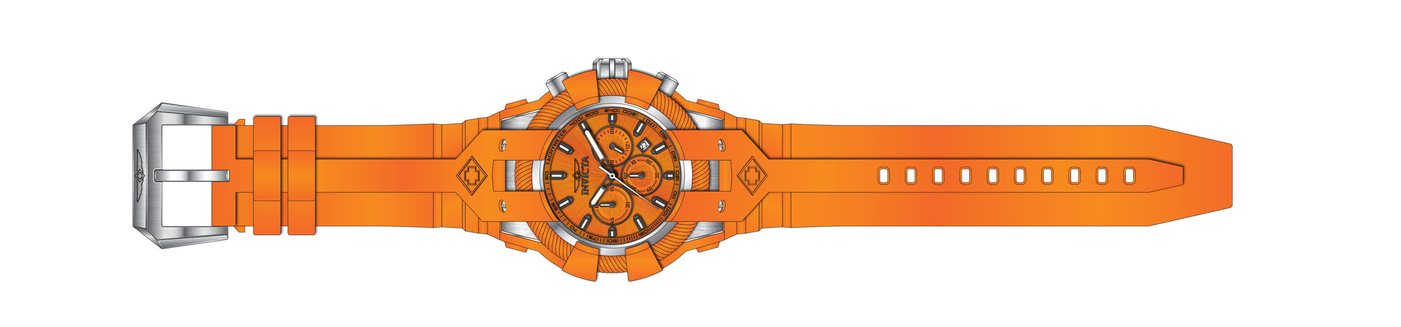 Band For Invicta Bolt  Men 45167