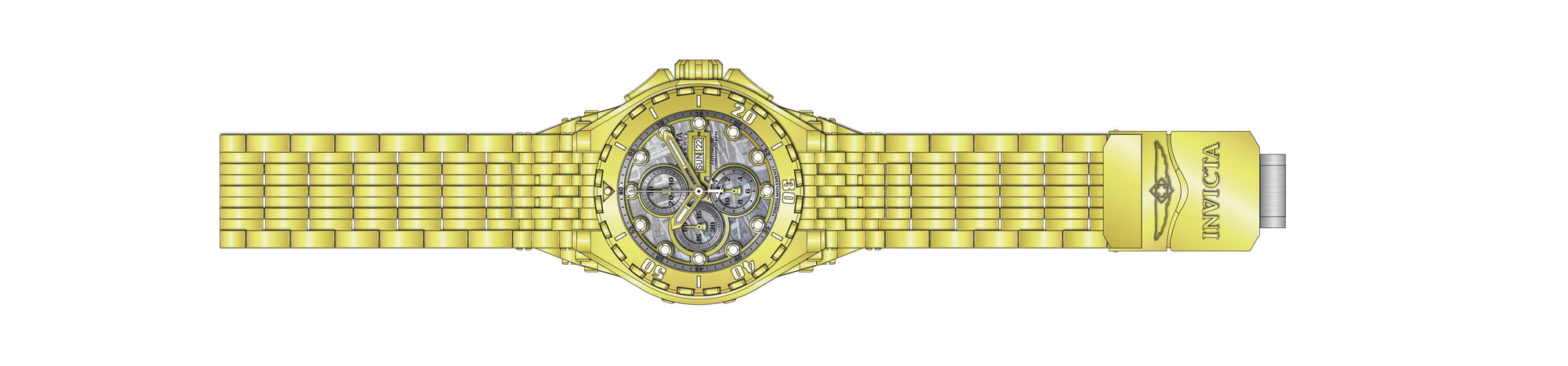 Band For Invicta Excursion  Men 45207