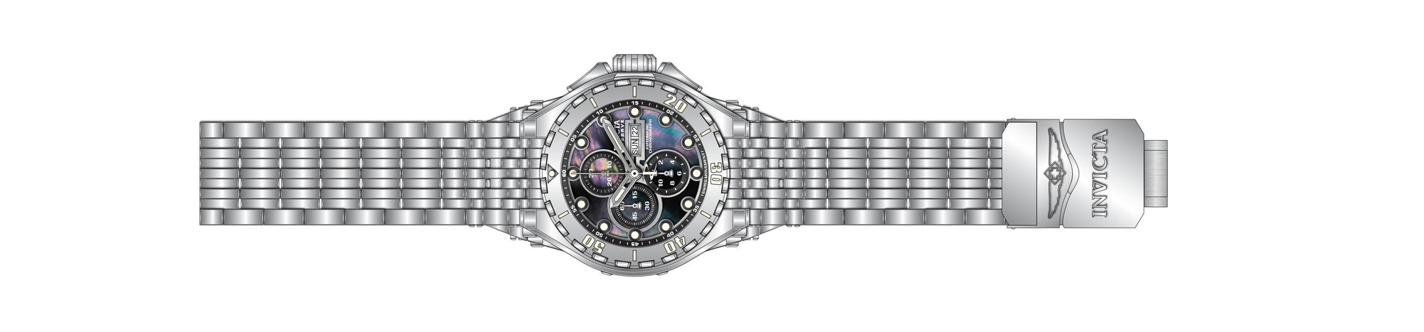 Band For Invicta Excursion  Men 45209