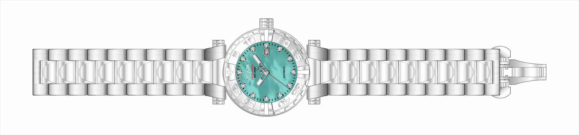 Band For Invicta Subaqua  Men 45855