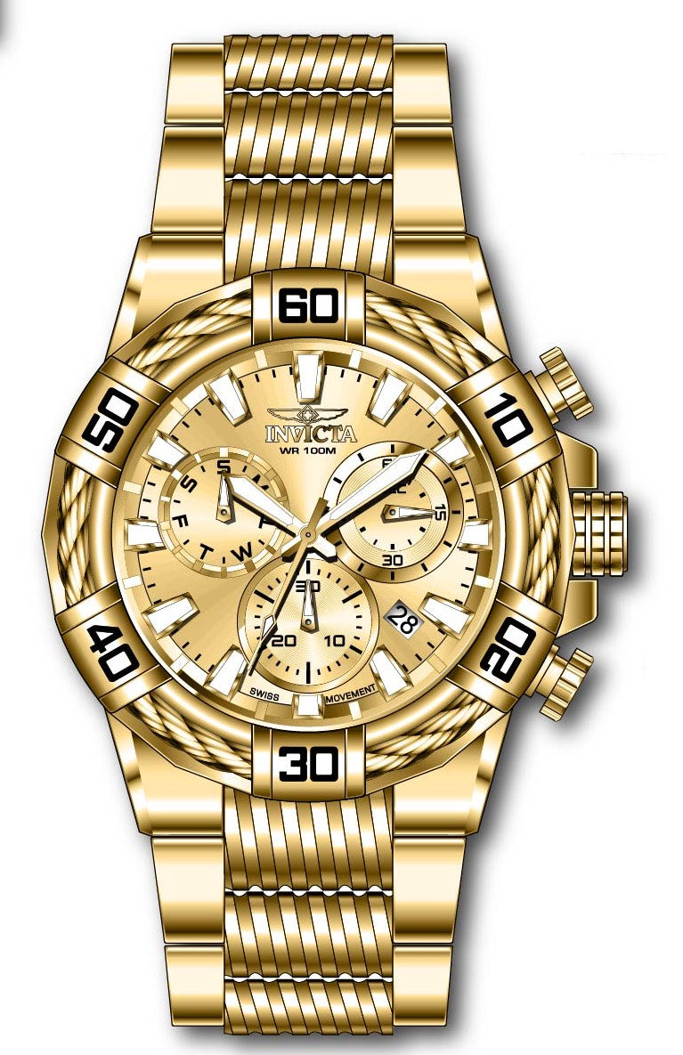 Band For Invicta Bolt  Men 45843