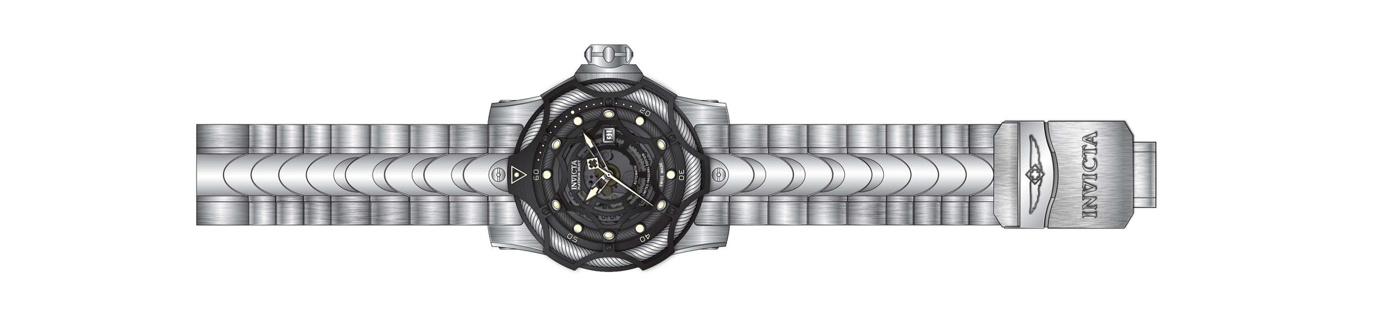 Band for Invicta Reserve 26045